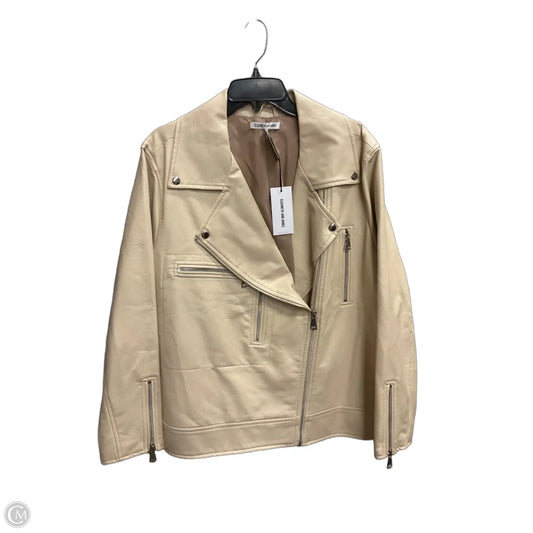 Jacket Moto By Elizabeth And James In Cream, Size: 2x
