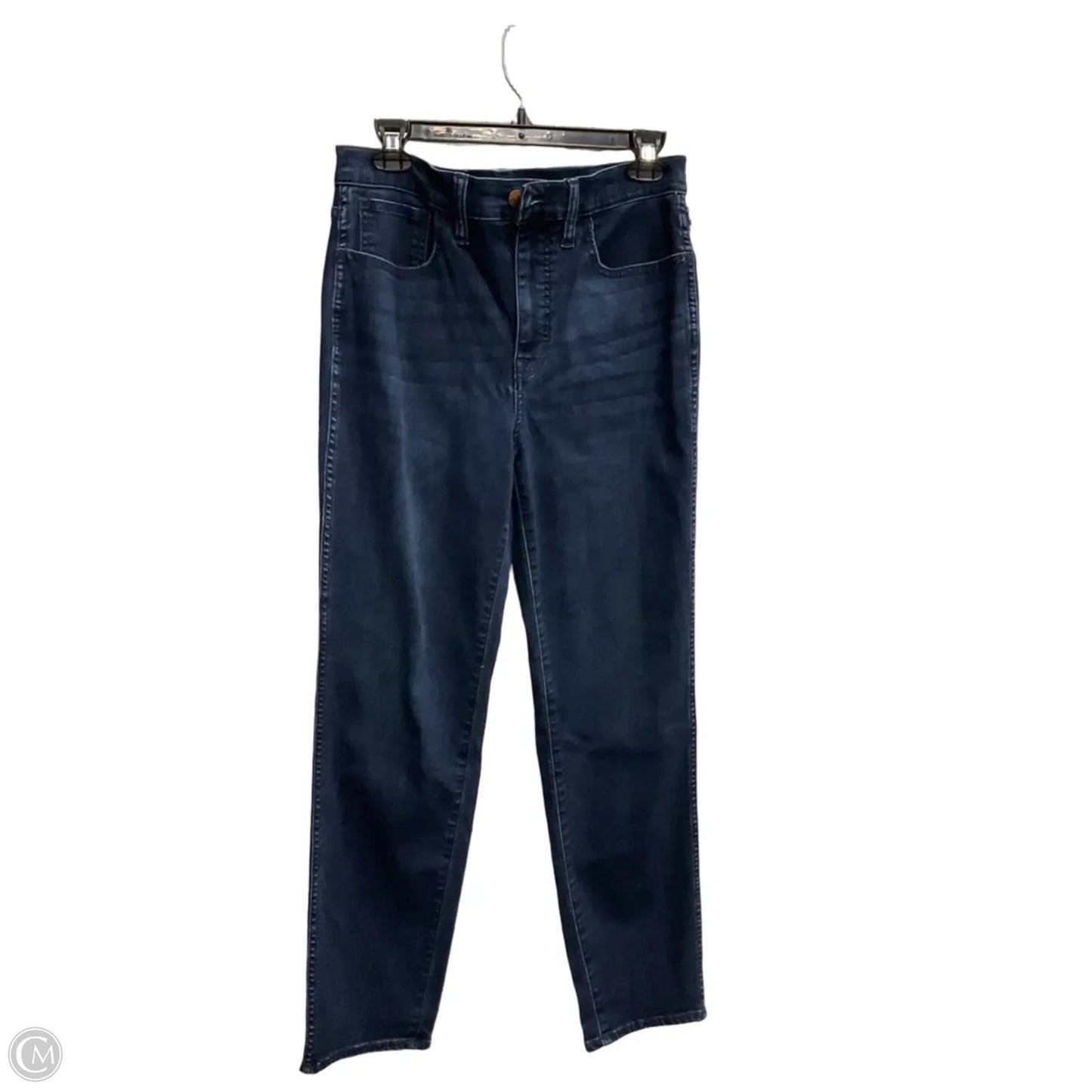 Jeans Straight By Madewell In Blue Denim, Size: 6