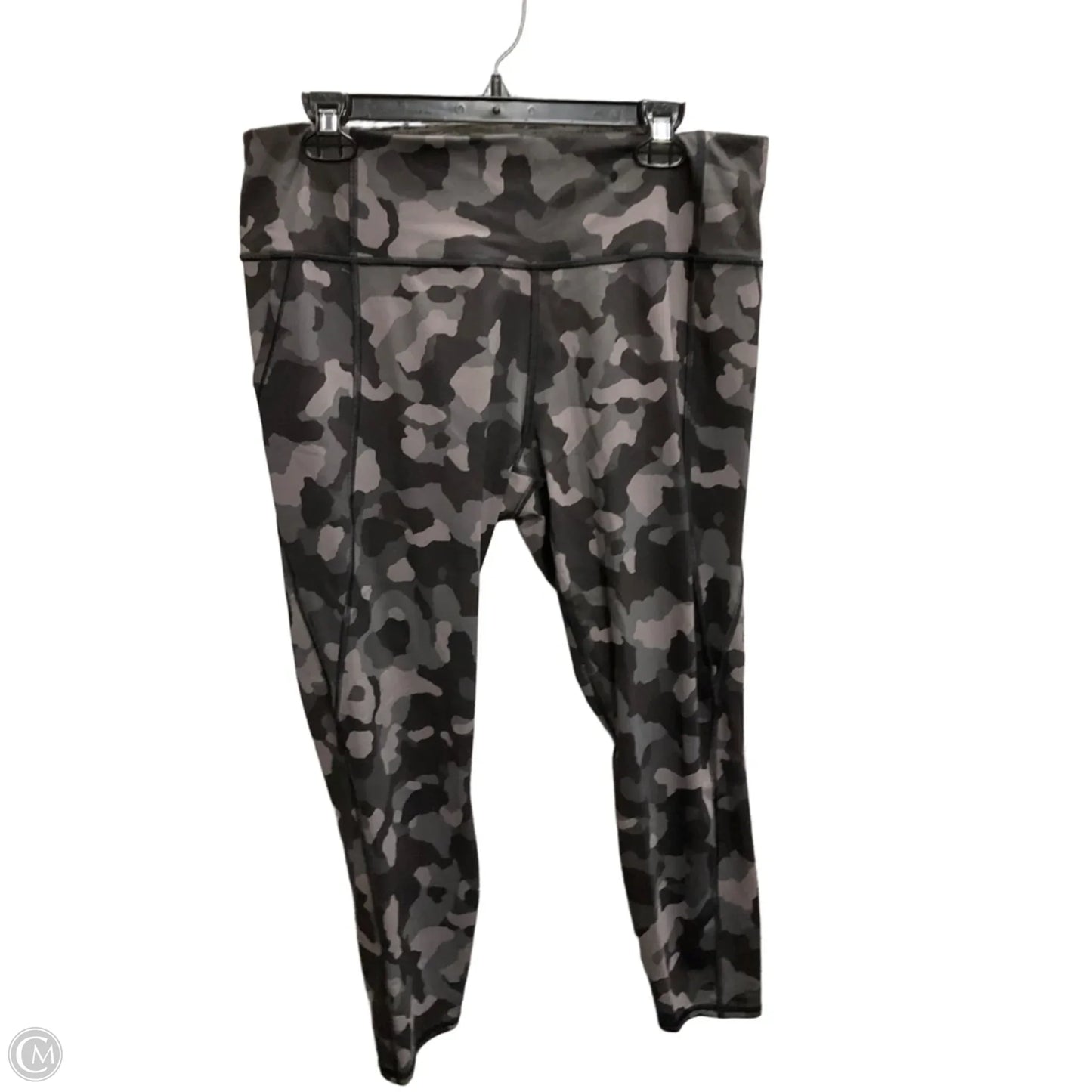 Athletic Leggings By Athleta In Camouflage Print, Size: Xl
