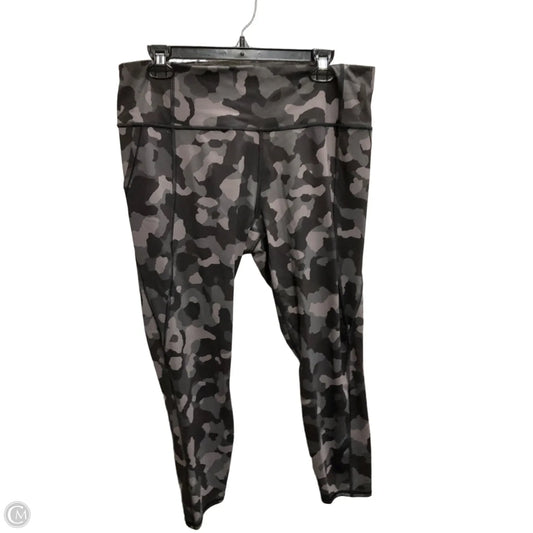 Athletic Leggings By Athleta In Camouflage Print, Size: Xl