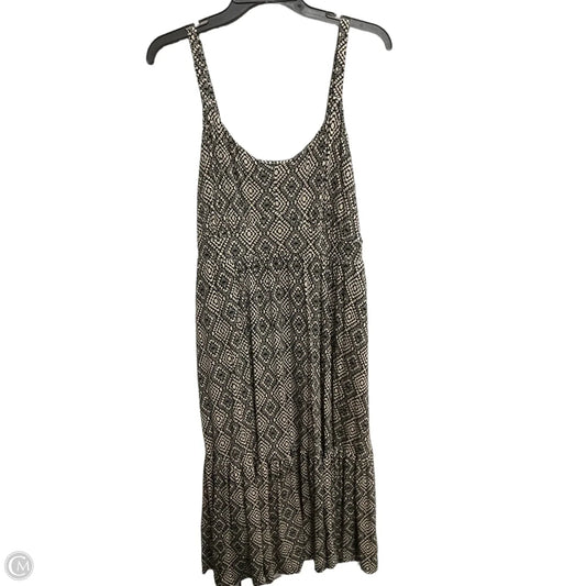 Dress Casual Maxi By Torrid In Black & Cream, Size: 1x