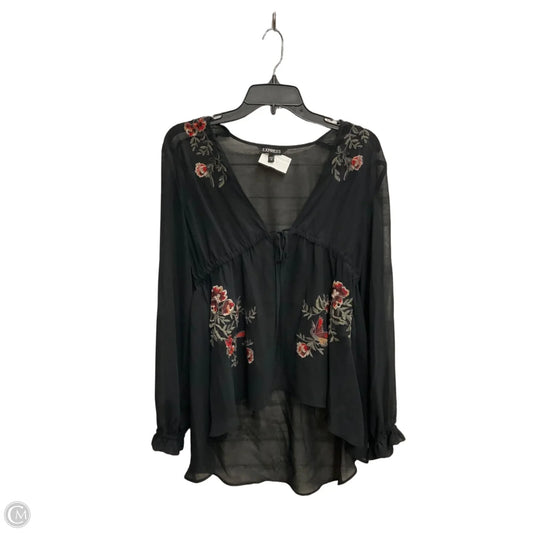 Swimwear Cover-up By Express In Black, Size: M