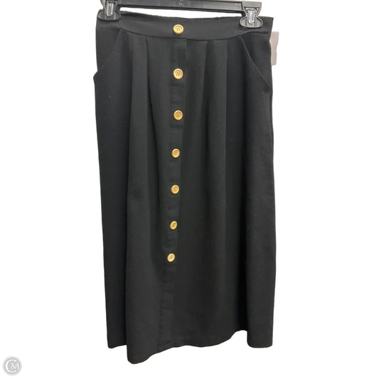 Skirt Maxi By Clothes Mentor In Black, Size: 0