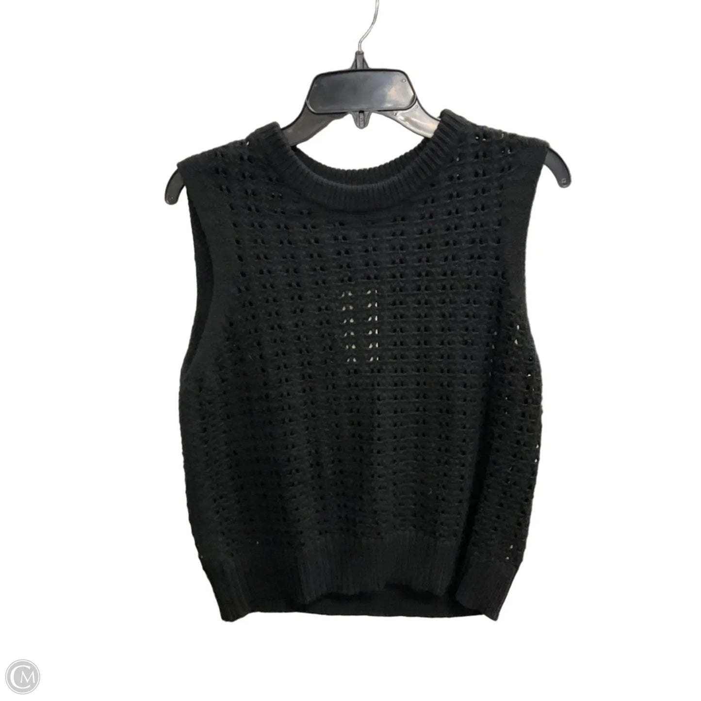 Vest Sweater By Universal Thread In Black, Size: M