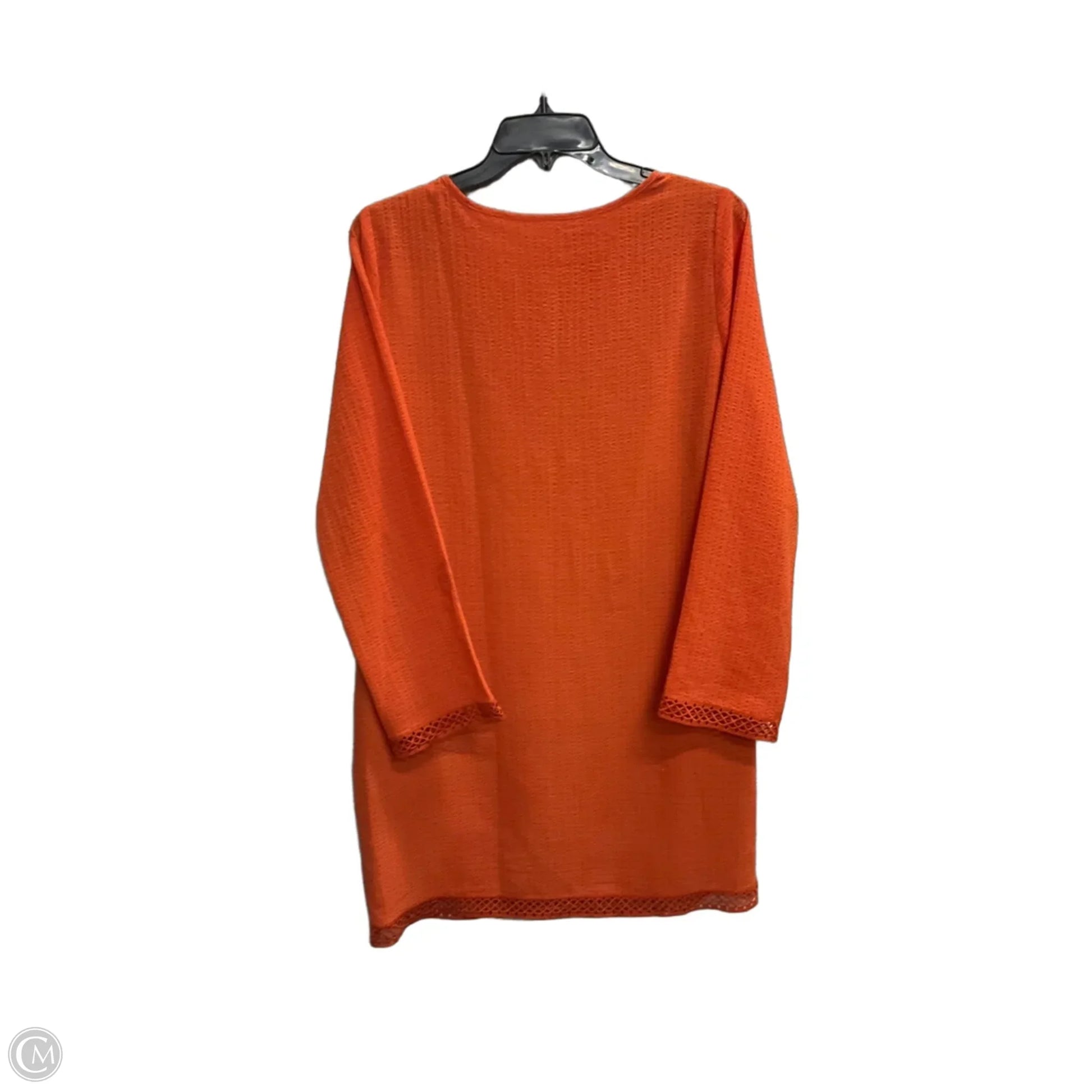 orange michael kors dress Michael Kors Collection Italy Orange Short Sleeve Button Mini Shirt Dress $1,400