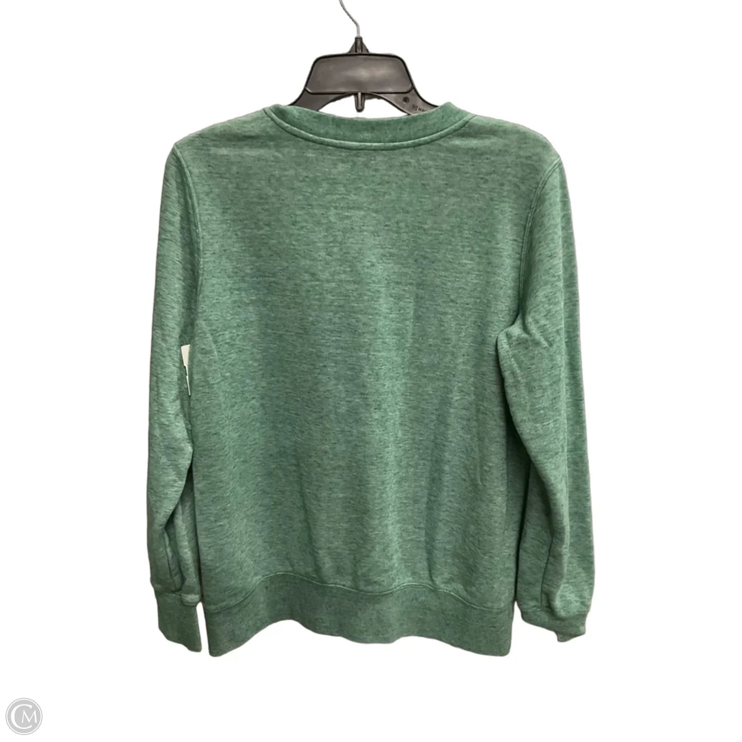 Athletic Sweatshirt Crewneck By The North Face In Green, Size: M