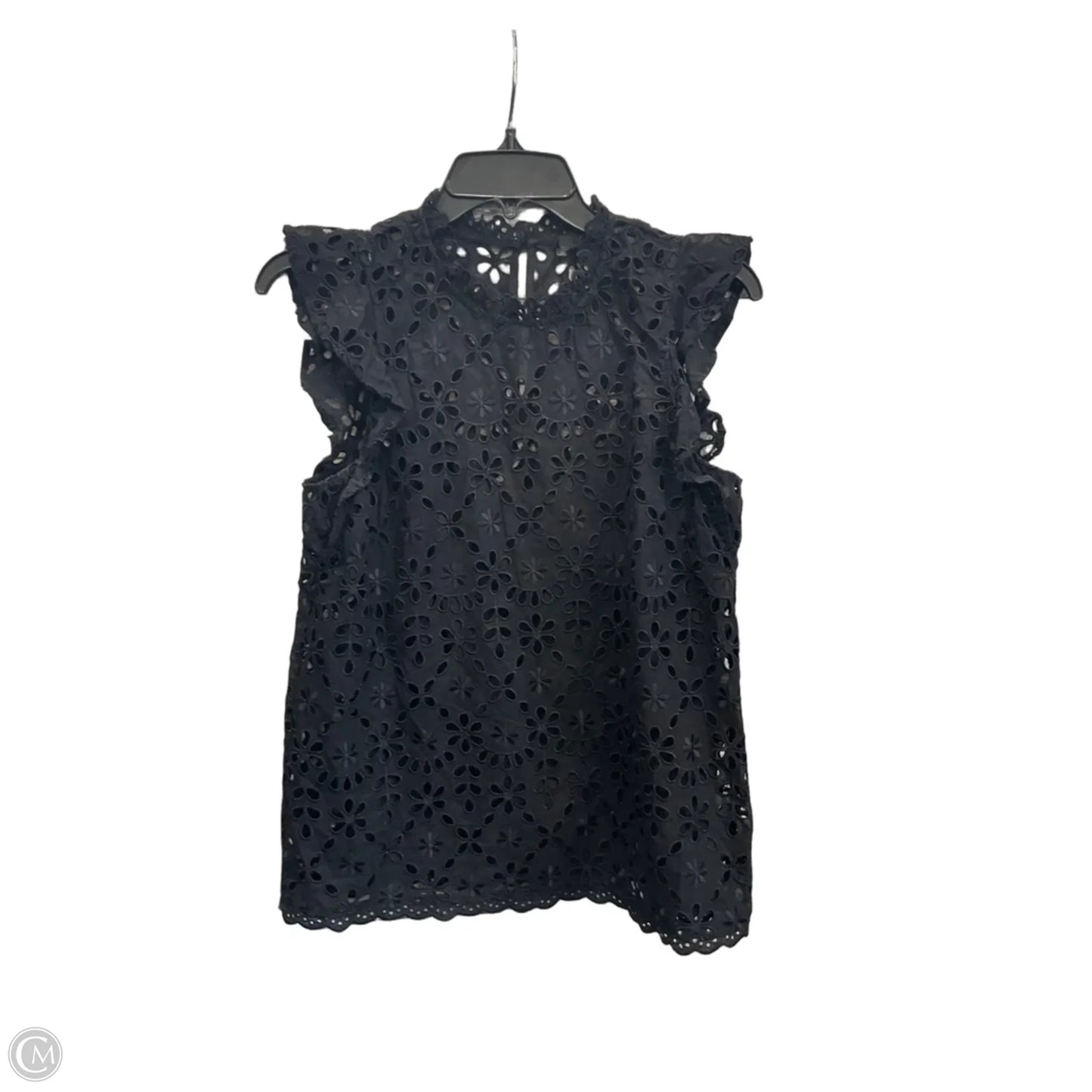 Top Short Sleeve By J. Crew In Black, Size: S