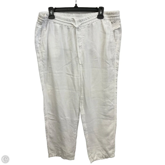 Pants Linen By Caslon In White, Size: 12