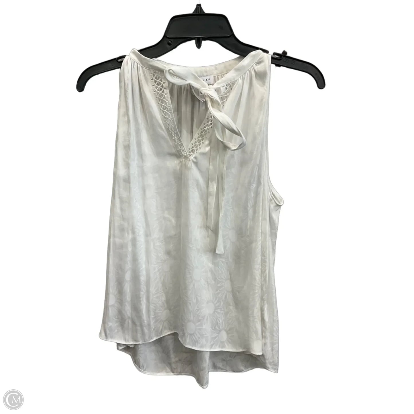 Top Sleeveless By Current Air In White, Size: Xs