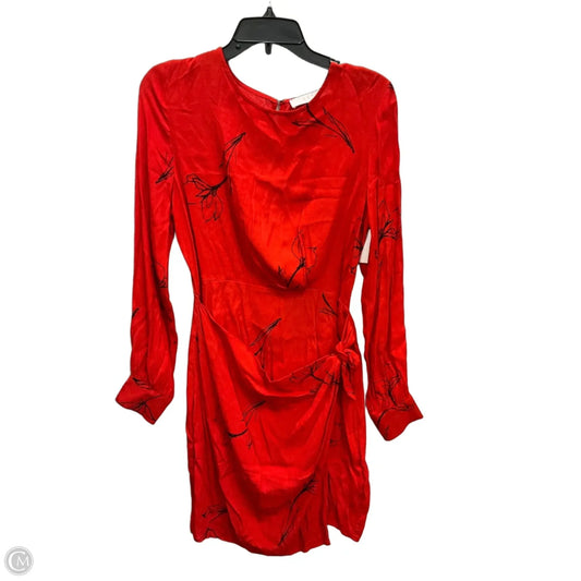 Dress Casual Midi By Astr In Red, Size: M