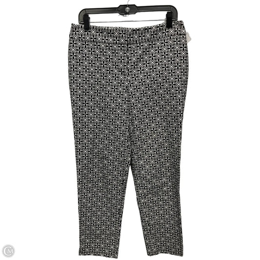 Pants Cropped By Talbots In Black & White, Size: 10
