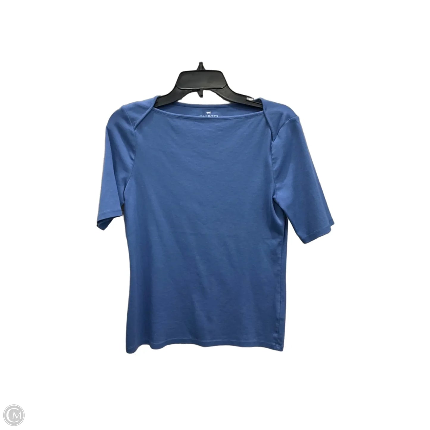 Top Short Sleeve By Talbots In Blue, Size: M
