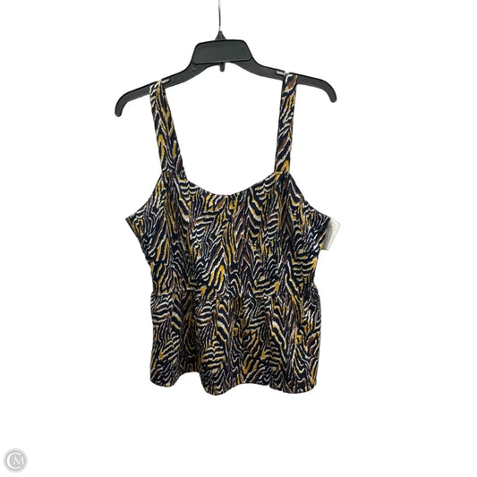 Top Sleeveless By Anthropologie In Multi-colored, Size: L