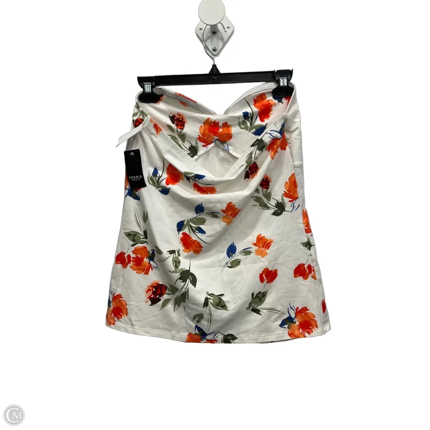 Top Sleeveless By Torrid In Floral Print, Size: L