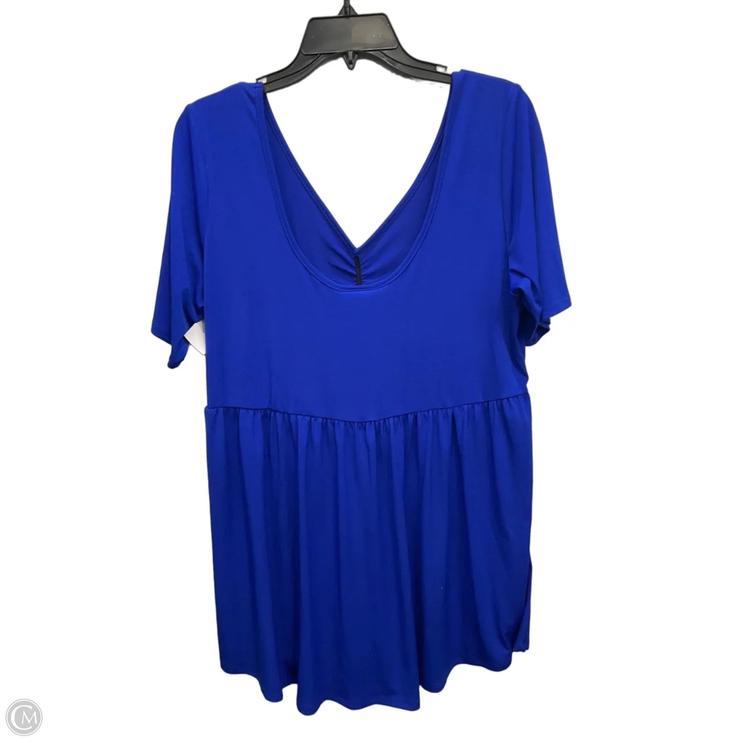 Top Short Sleeve By Torrid In Blue, Size: 1x