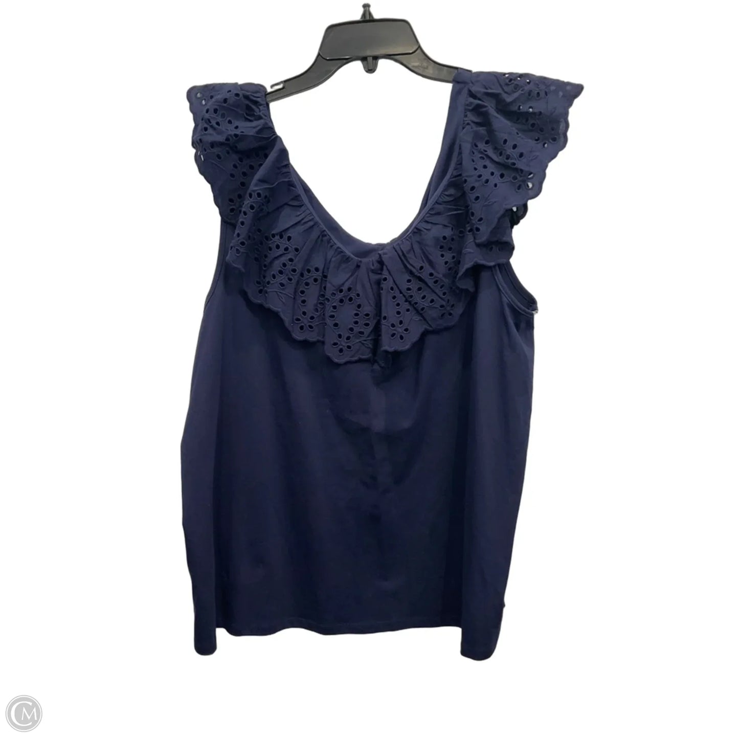 Top Sleeveless By Lane Bryant In Navy, Size: 2x