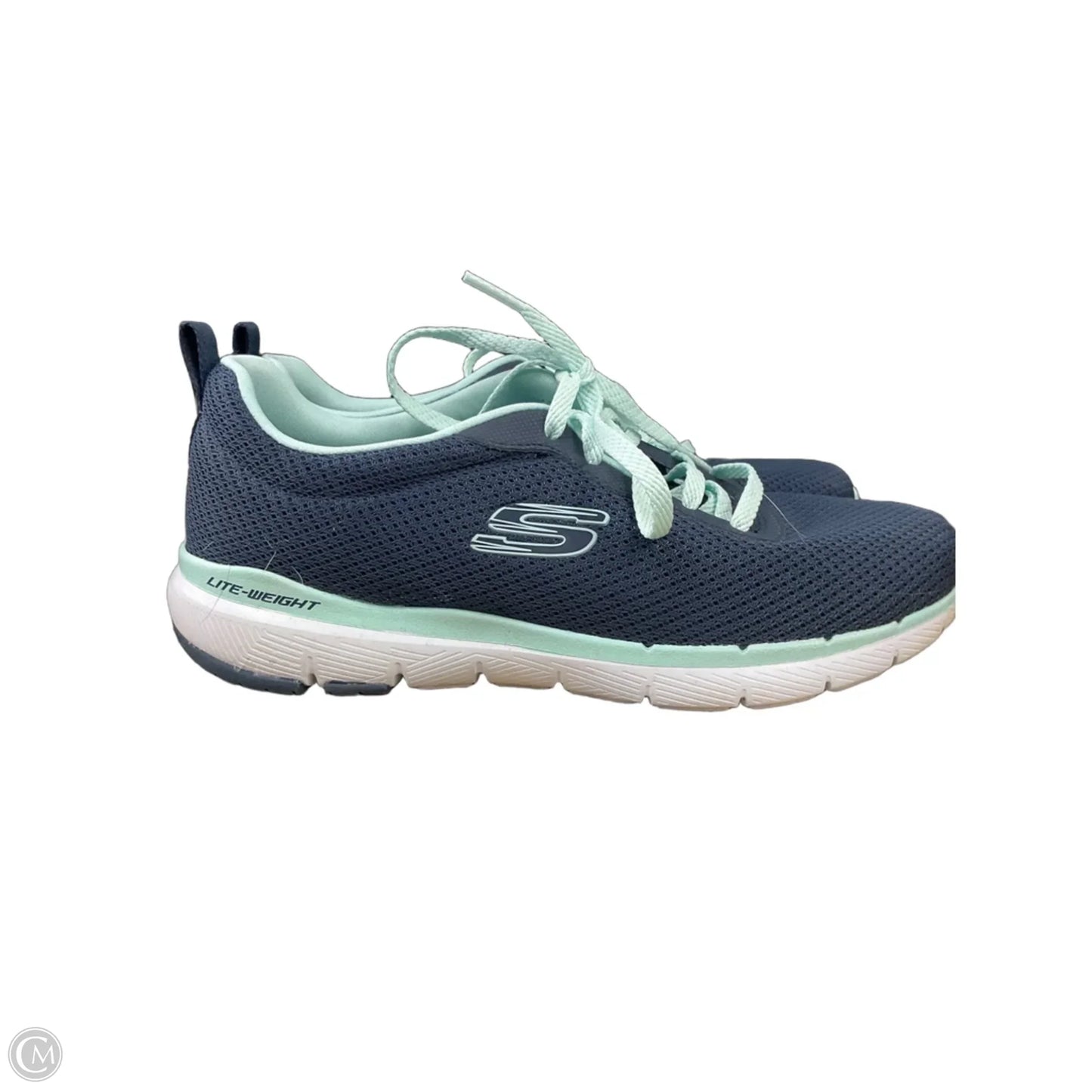 Shoes Athletic By Skechers In Blue, Size: 7