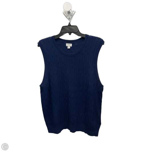 Top Sleeveless By J. Crew In Blue, Size: Xl