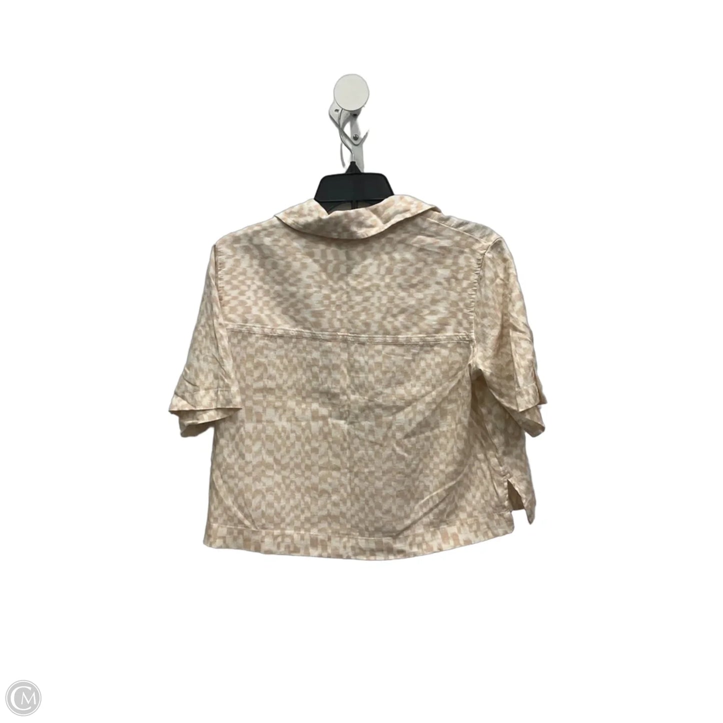 Blouse Short Sleeve By Universal Thread In Orange, Size: Xs