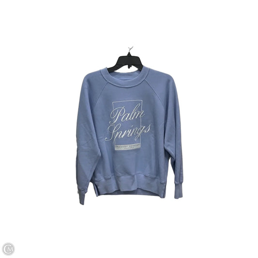 Sweatshirt Crewneck By Abercrombie And Fitch In Blue, Size: Xs