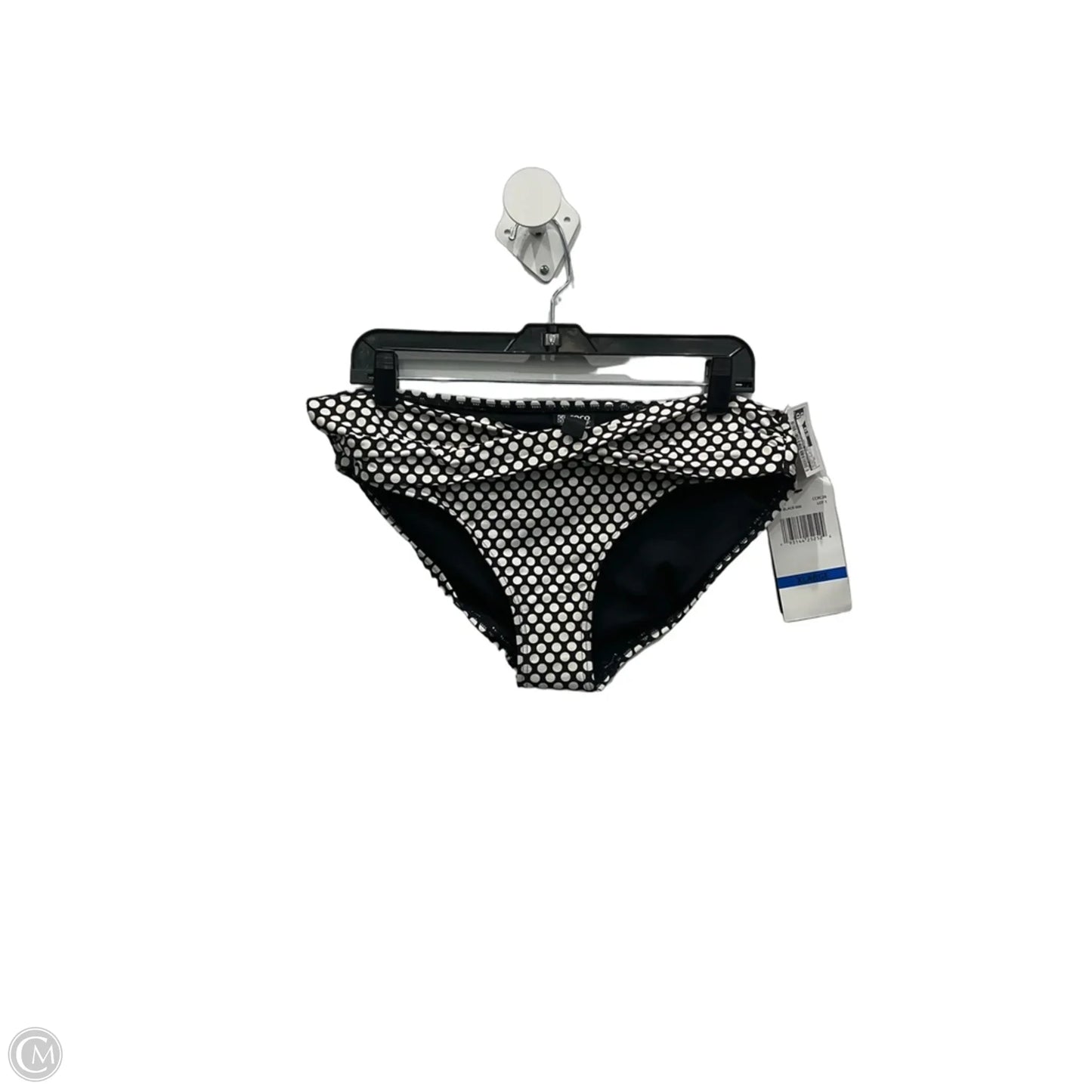 Swimsuit Bottom By Clothes Mentor In Black & White, Size: Xl