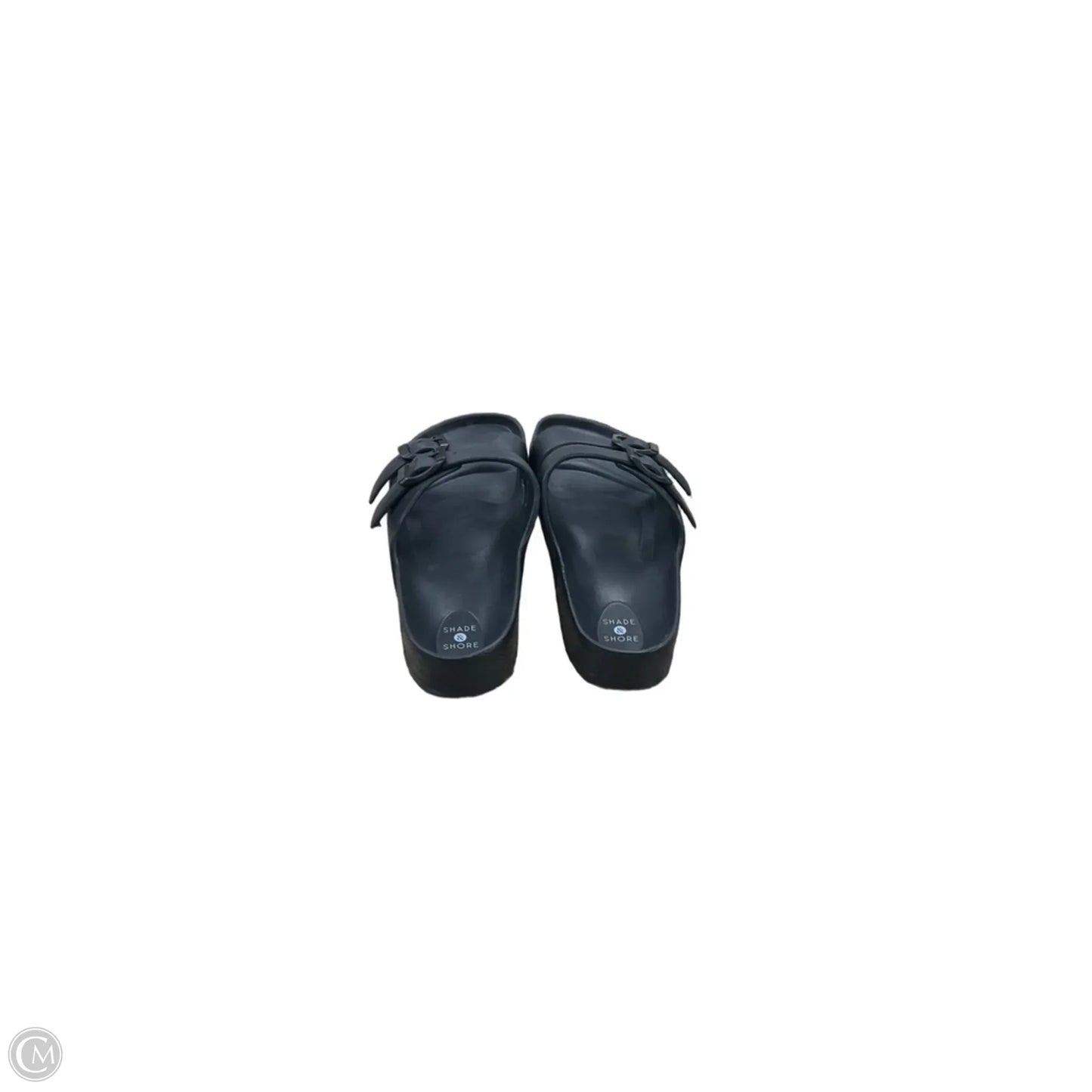 Sandals Flats By Shade & Shore In Black, Size: 10