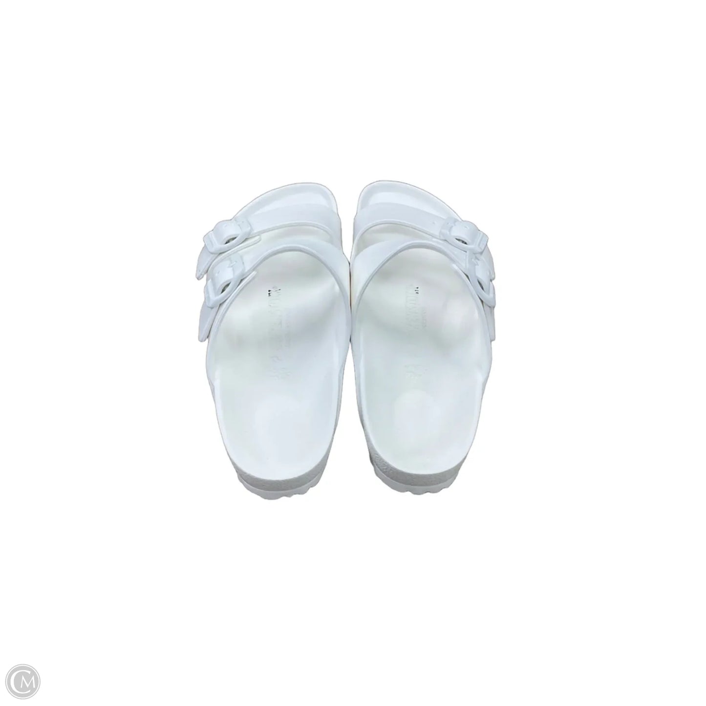 Sandals Flats By Birkenstock In White, Size: 6