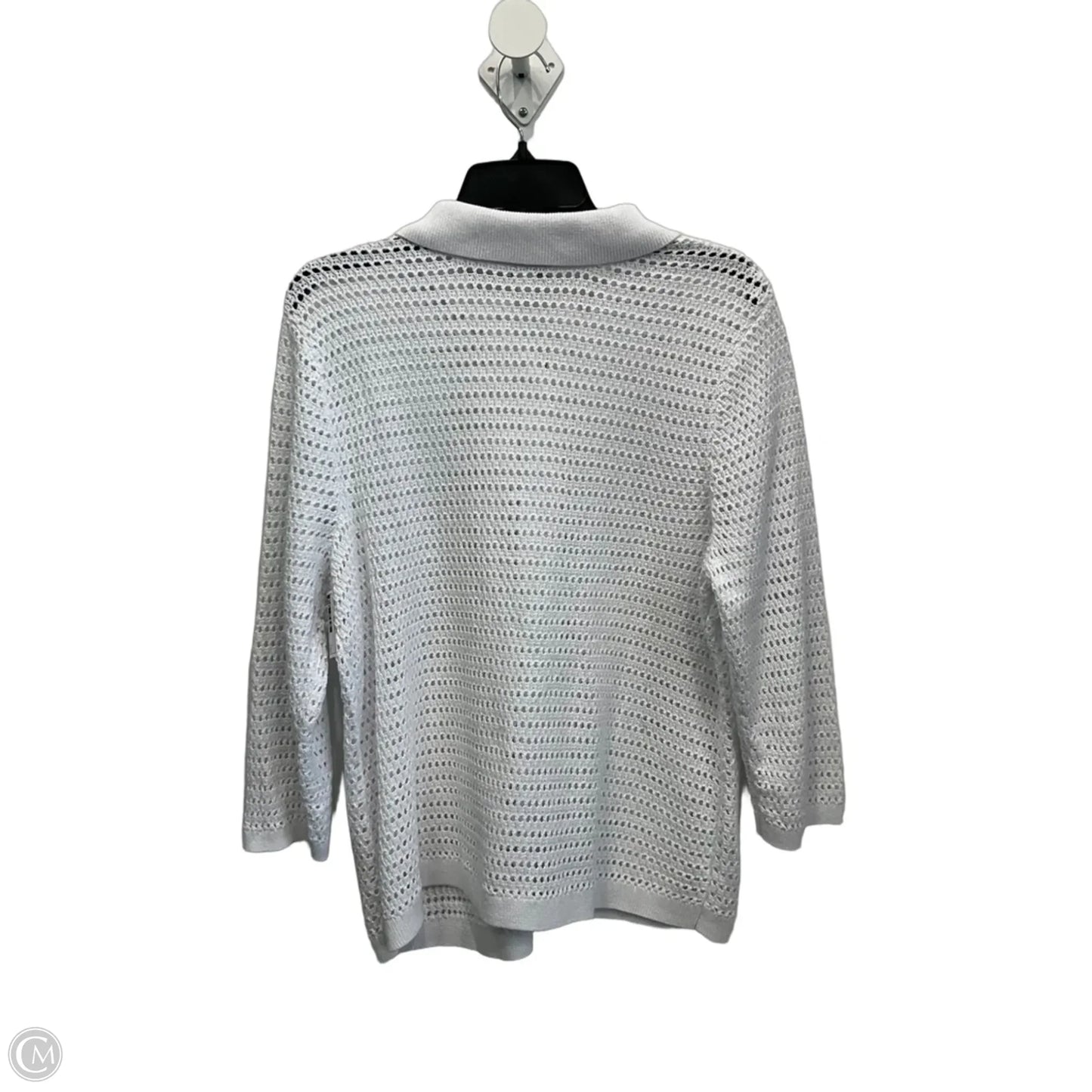Top Short Sleeve By J. Jill In White, Size: L