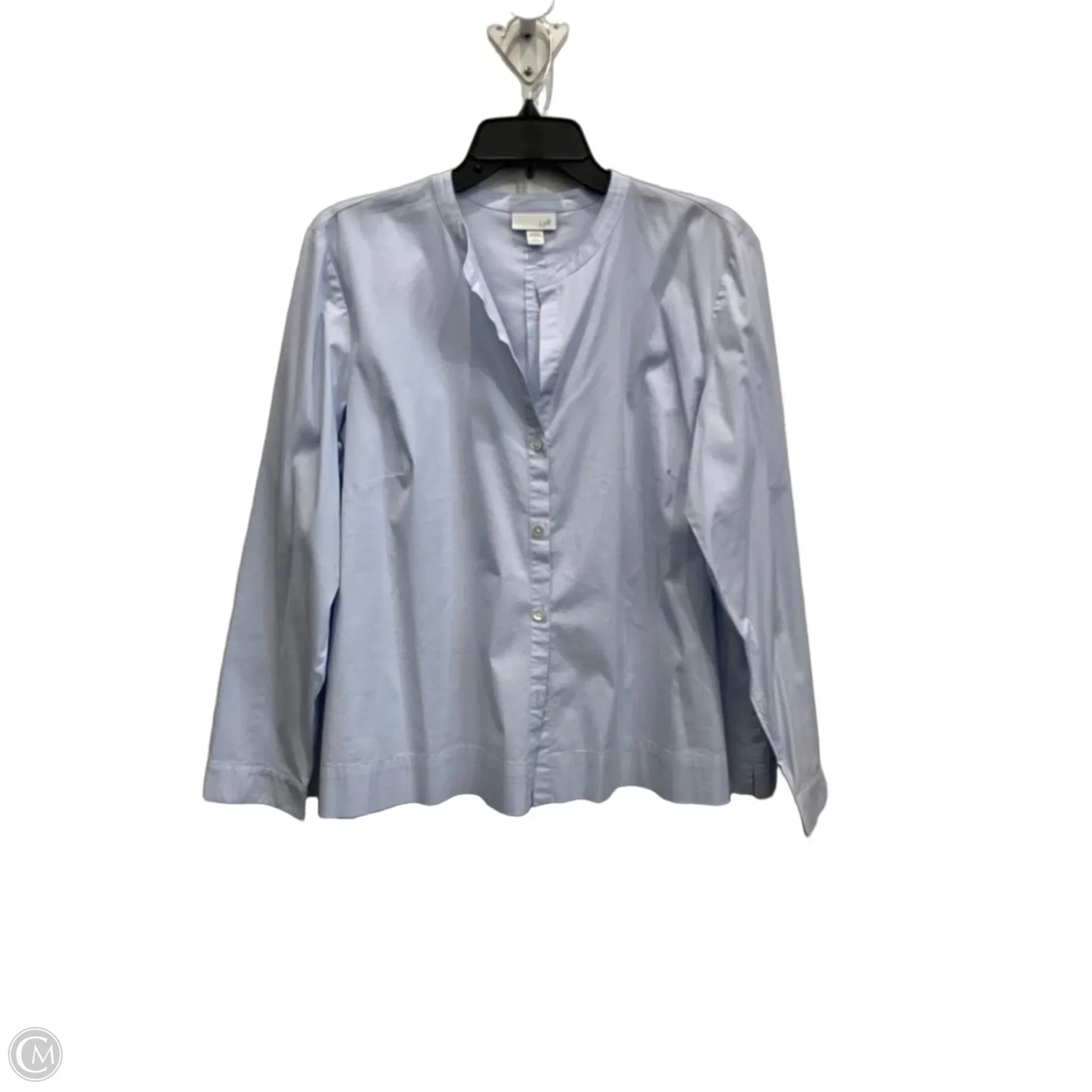 Blouse Long Sleeve By J. Jill In Blue, Size: Lp