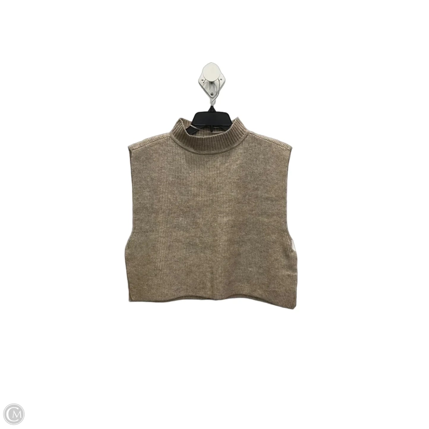 Top Sleeveless By Loft In Tan, Size: Osfm