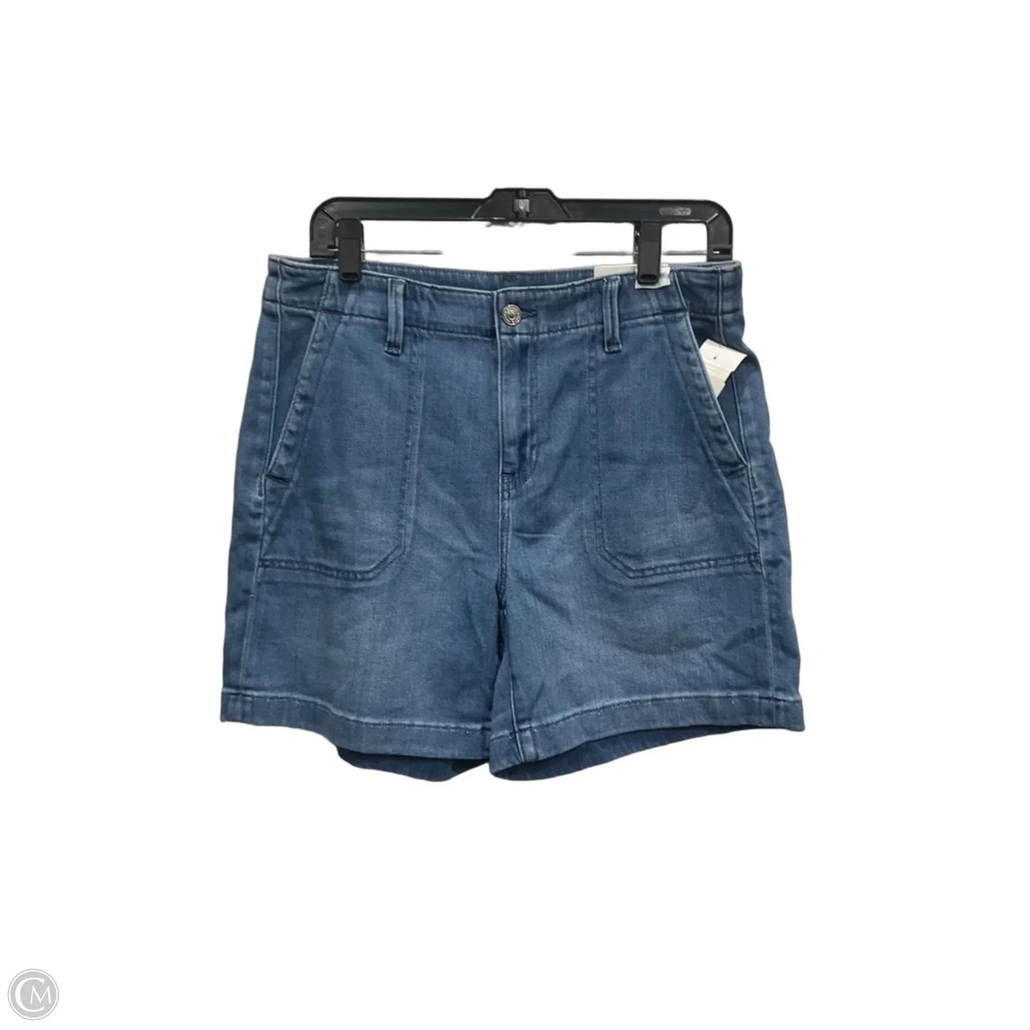 Shorts By Chicos In Blue Denim, Size: 8