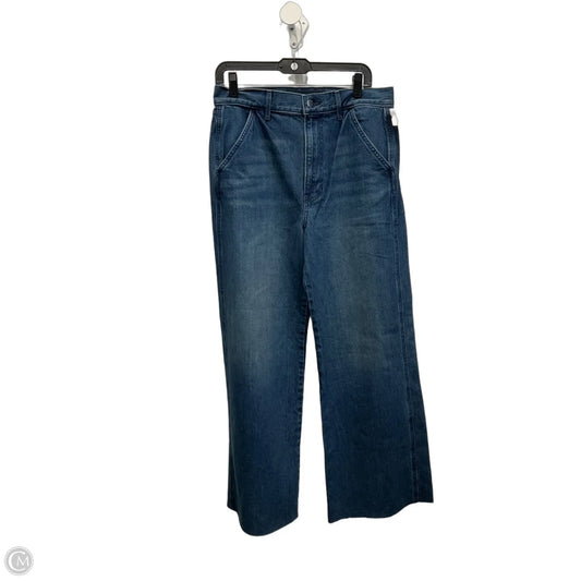 Jeans Wide Leg By Veronica Beard In Blue Denim, Size: 8