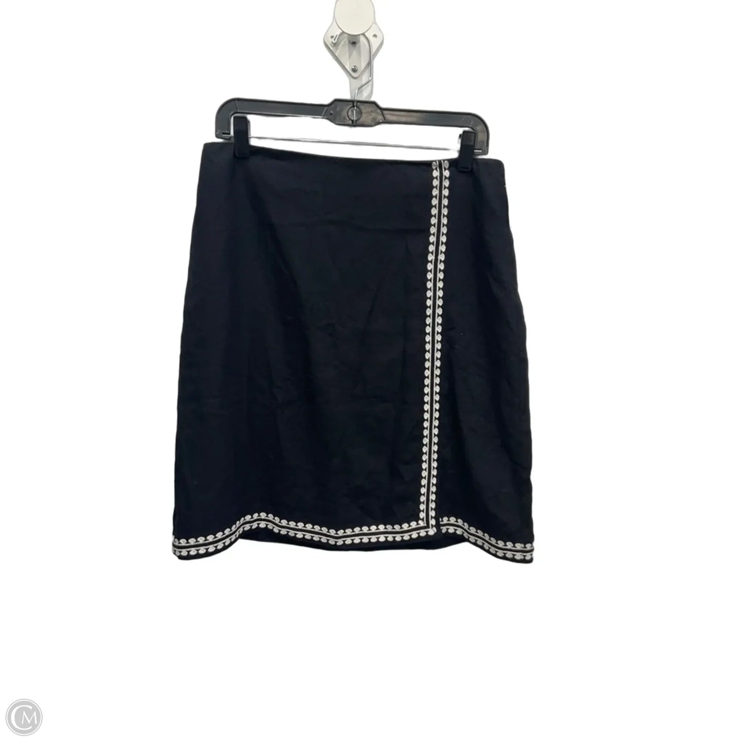 Skirt Midi By Ann Taylor In Black, Size: 8