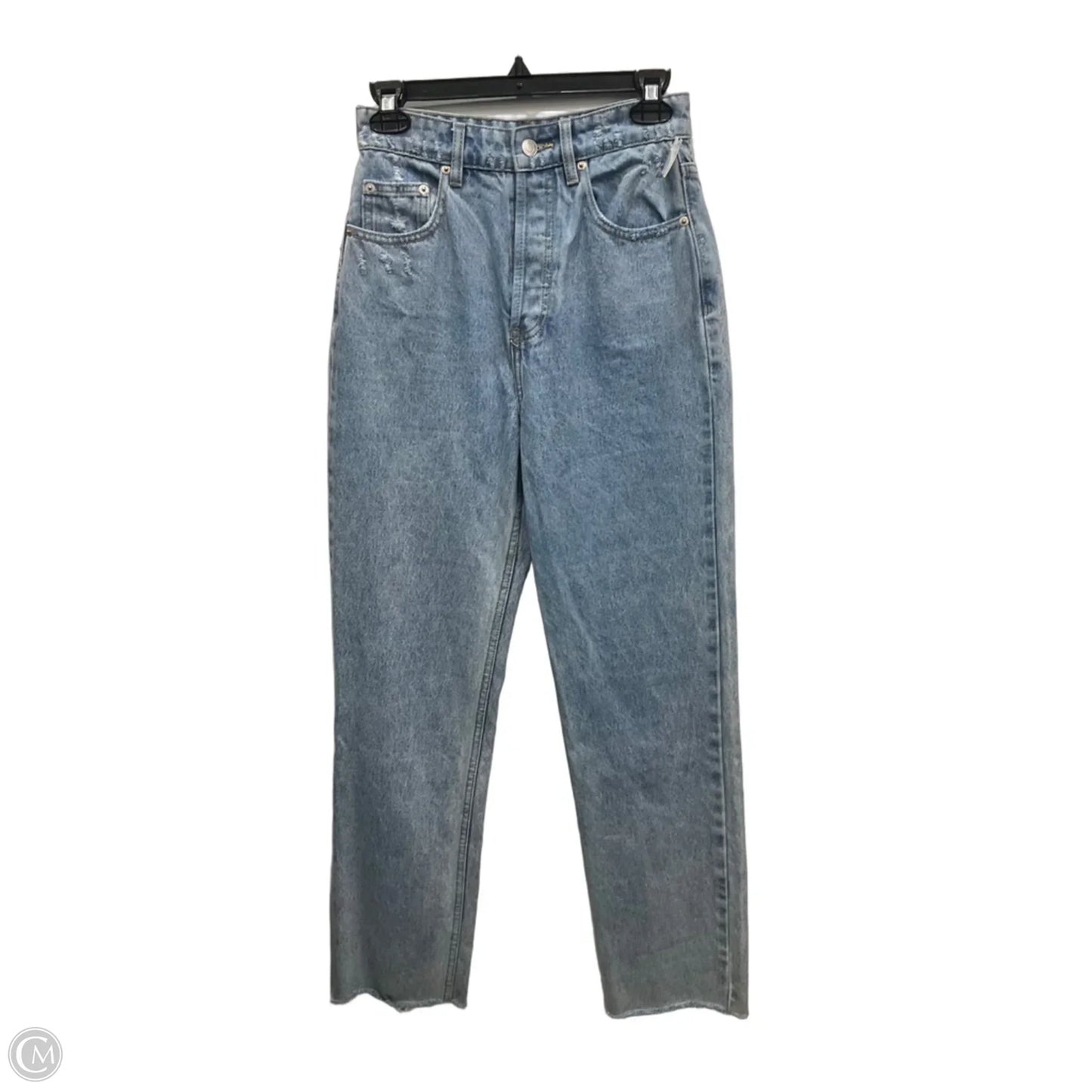 Jeans Straight By Meshki In Blue Denim, Size: 6