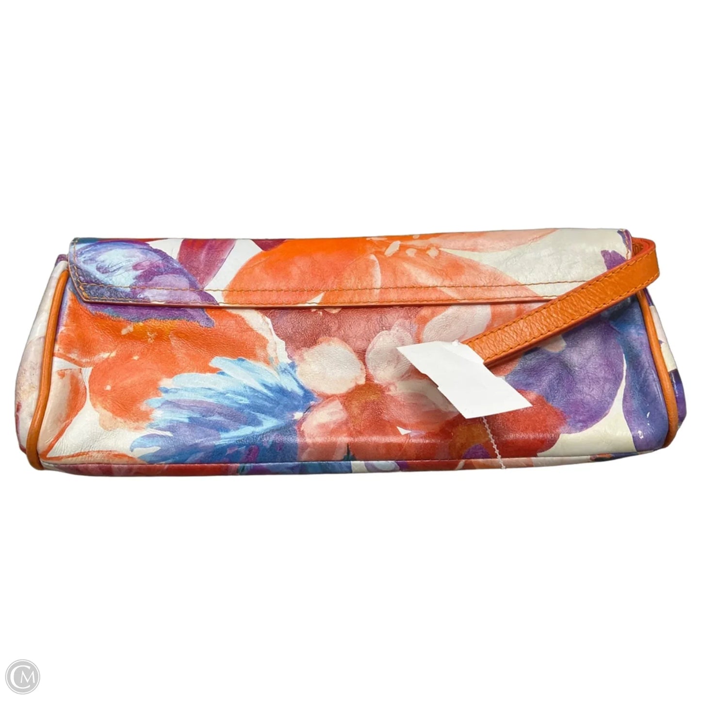 Clutch Leather By Clothes Mentor, Size: Medium