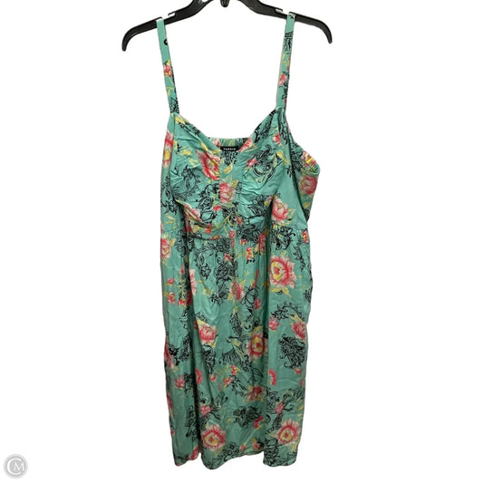 Dress Casual Short By Torrid In Green, Size: 3x