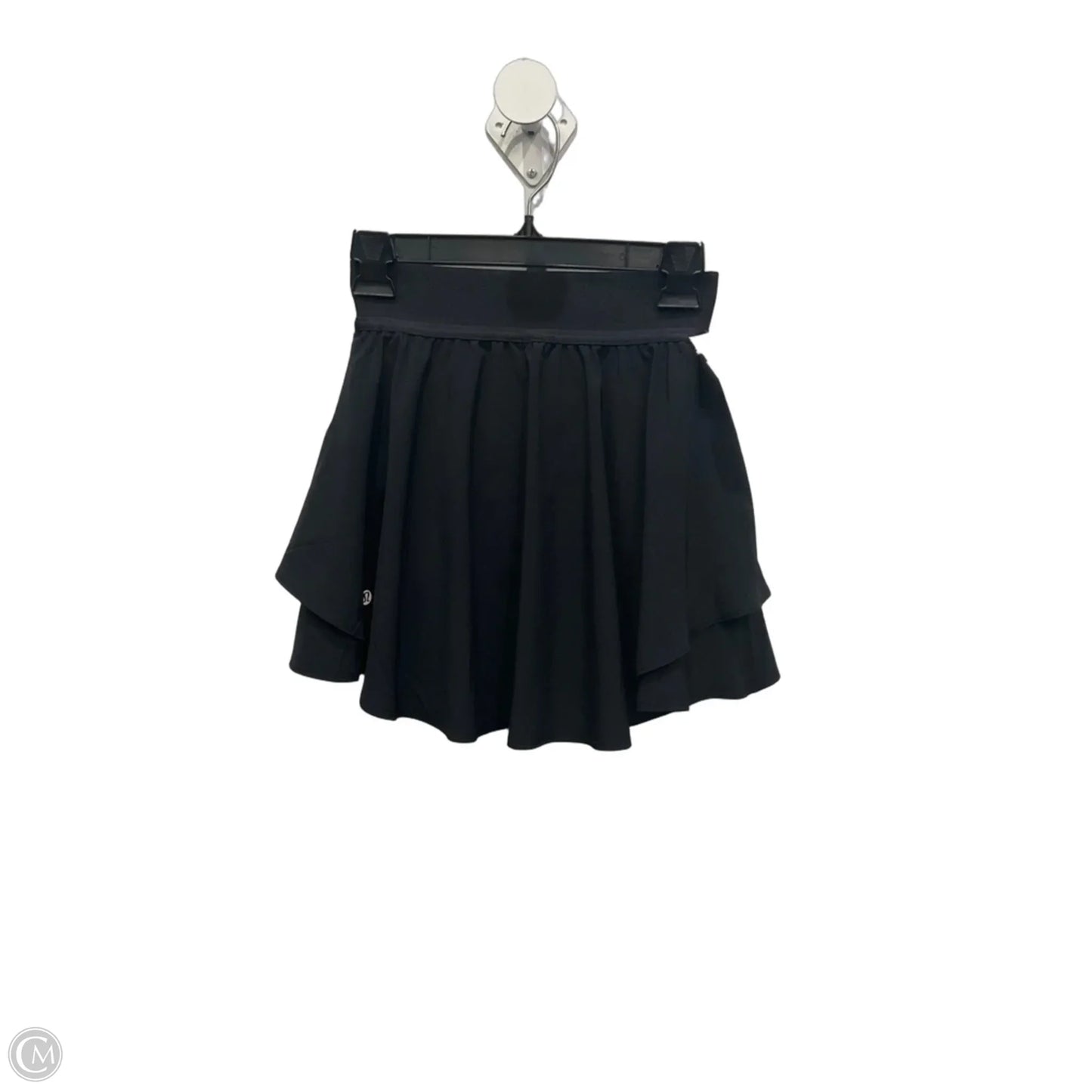 Athletic Skort By Lululemon In Black, Size: Xs