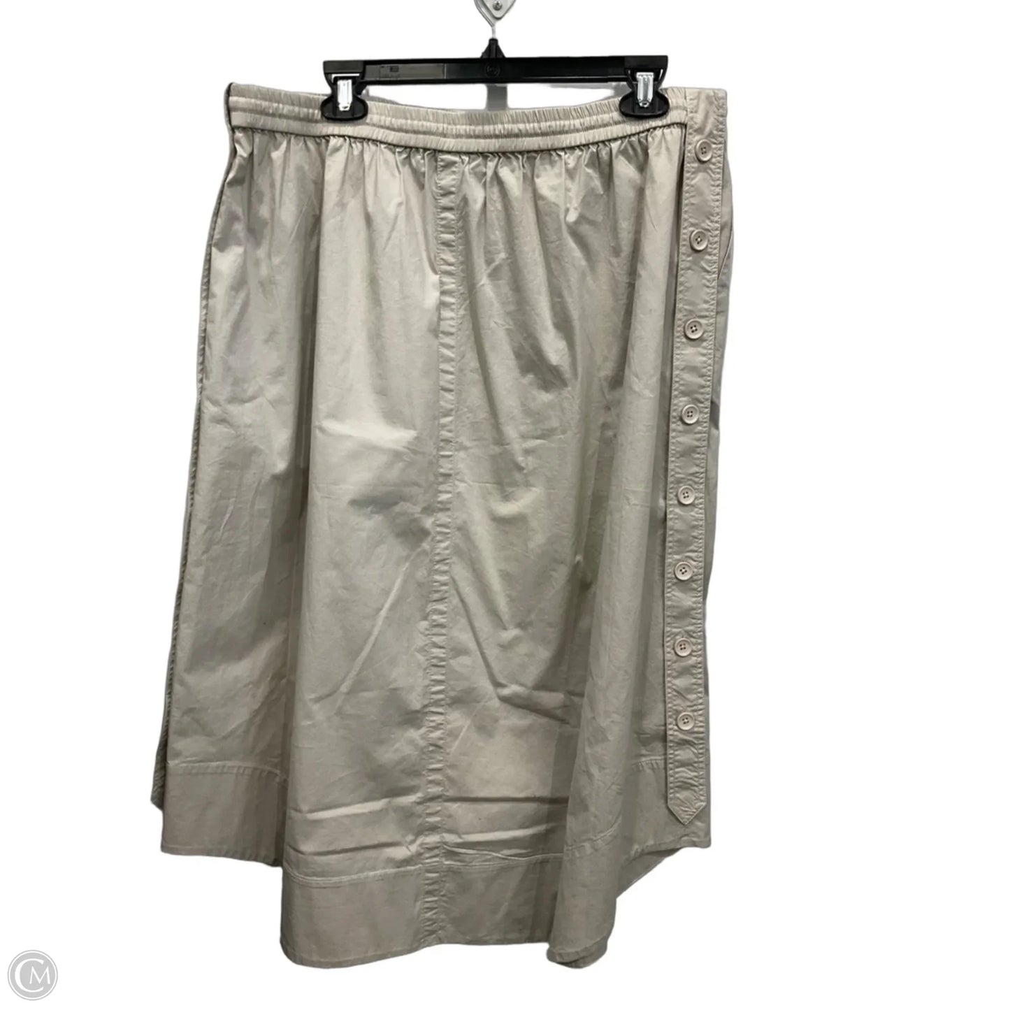 Skirt Maxi By Elliott Lauren In Cream, Size: 14