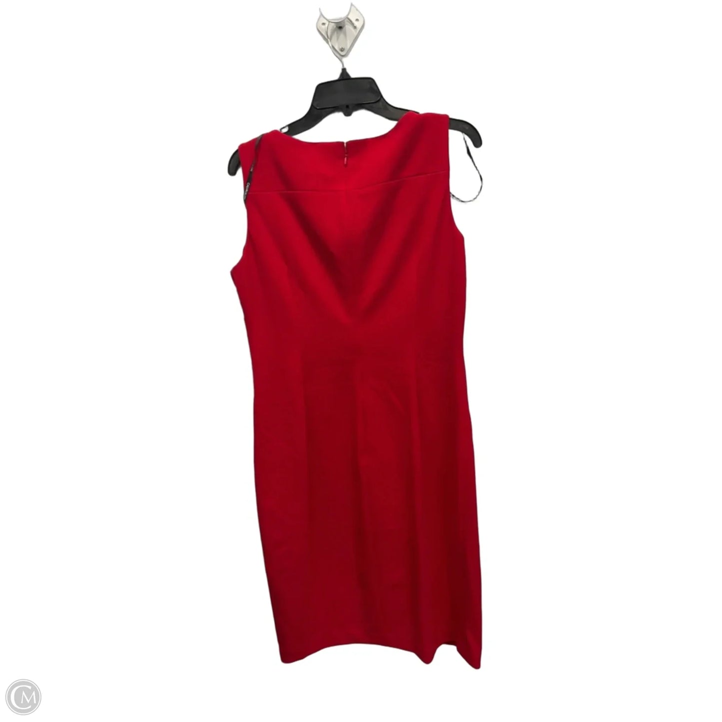 Dress Work By Calvin Klein In Red, Size: L