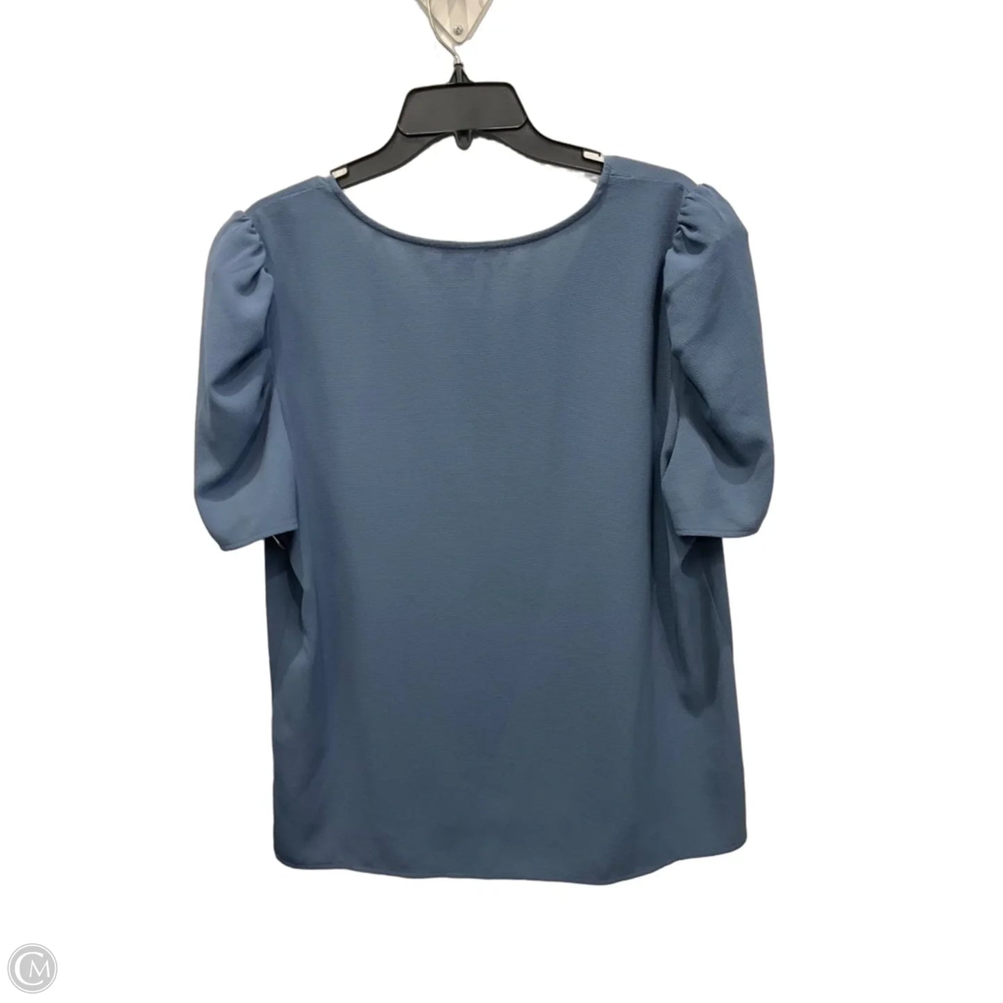 Top Short Sleeve By Vince Camuto In Blue, Size: L
