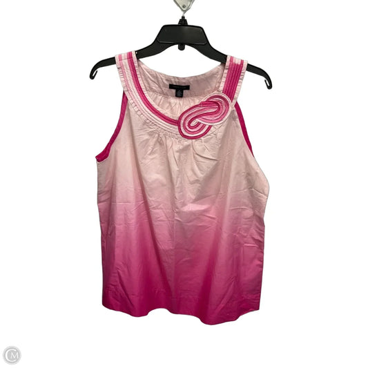 Top Sleeveless By Tommy Hilfiger In Pink, Size: M