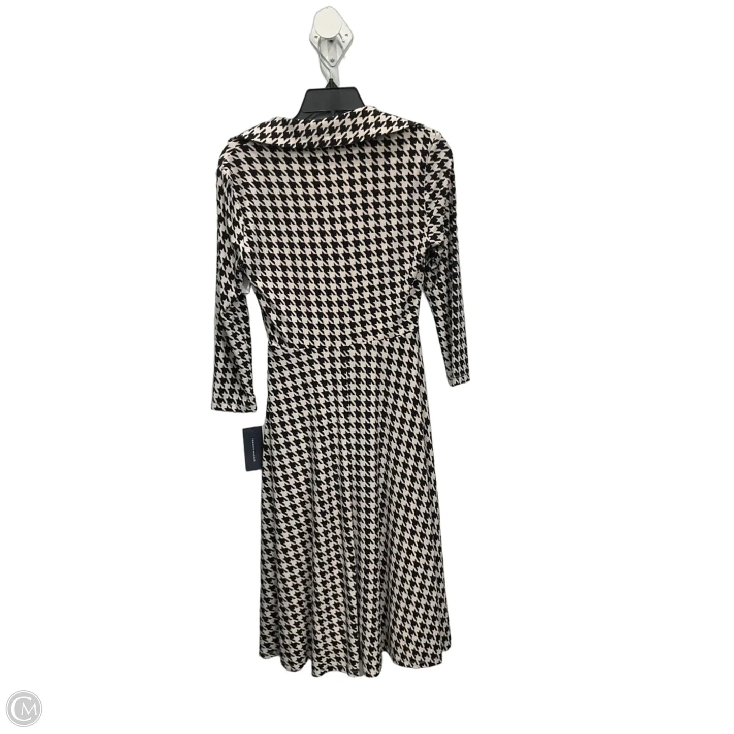 Dress Work By Tommy Hilfiger In Black & Cream, Size: Xs