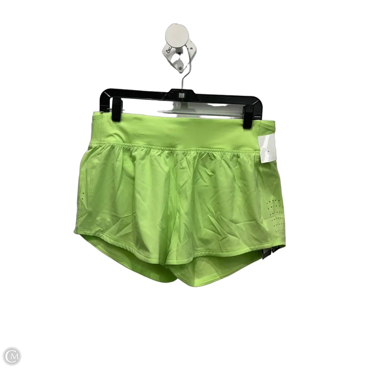 Athletic Shorts By Under Armour In Green, Size: L