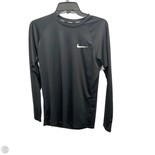 Athletic Top Long Sleeve Crewneck By Nike Apparel In Black, Size: Sp
