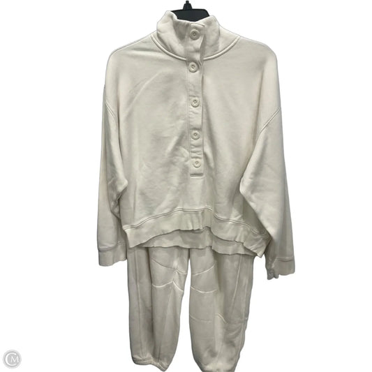 Athletic Pants 2pc By Universal Thread In Cream, Size: M