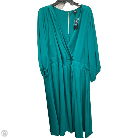 Dress Casual Maxi By Torrid In Teal, Size: 4x