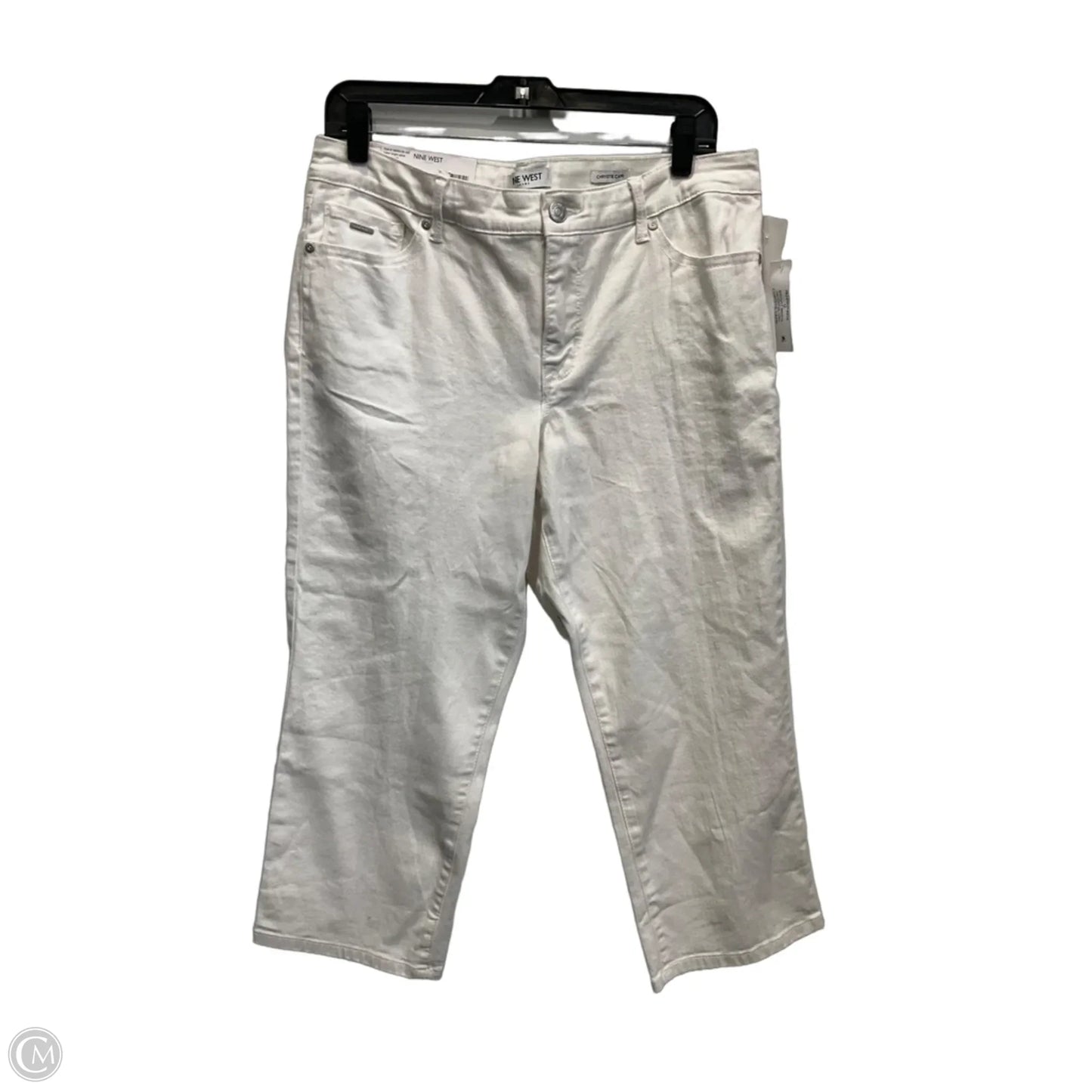Capris By Nine West Apparel In White Denim, Size: 12