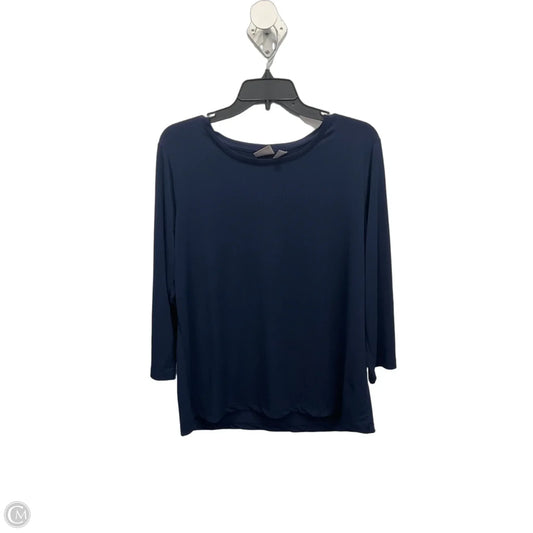 Top Long Sleeve By Chicos In Blue, Size: L