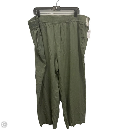 Pants Linen By Old Navy In Green, Size: 22
