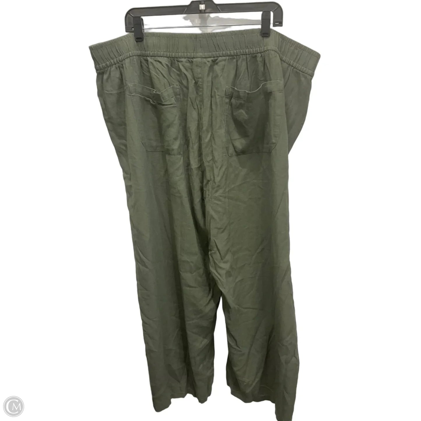 Pants Linen By Old Navy In Green, Size: 22